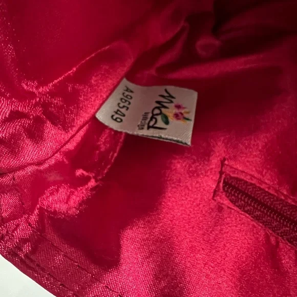 NEW Mad by Design Silk Rose Appliqué Handbag - Picture 12 of 12